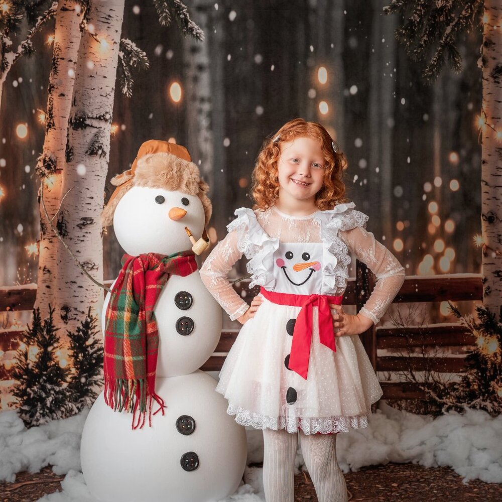 Be Girl Clothing Frosty Pinafore with Extras! Size 8
